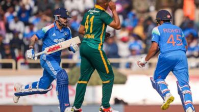 ब्रेविस ने लपका ऋतुराज गायकवाड़ का शानदार कैच, भारत का तीसरा विकेट गिरा ब्रेविस ने लपका ऋतुराज गायकवाड़ का शानदार कैच, भारत का तीसरा विकेट गिरा