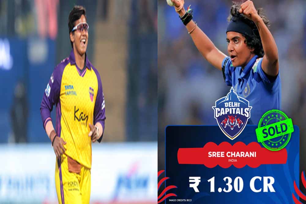 WPL 2026 मेगा ऑक्शन: दीप्ति शर्मा 3.2 करोड़ में रिटेन, श्री चरनी की बोली करोड़ों में पहुंची