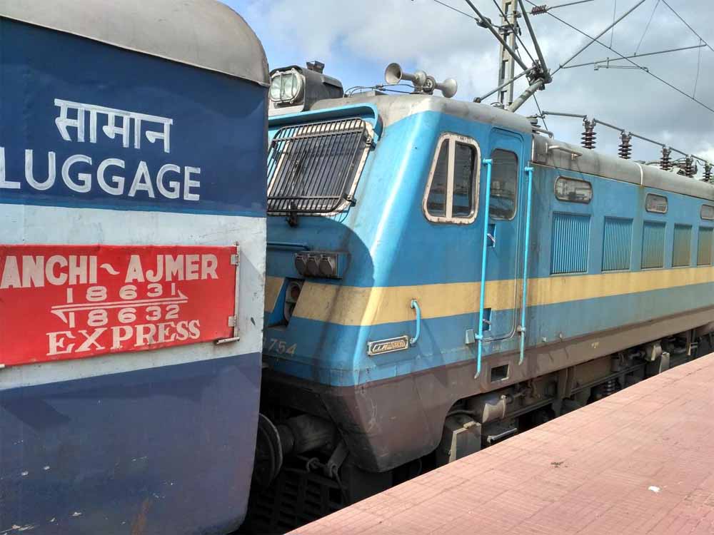 अजमेर-रांची-अजमेर के मध्य चलने वाली साप्ताहिक स्पेशल ट्रेन की अवधि बढ़ाई