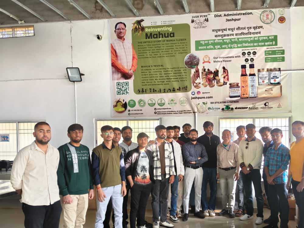 खाद्य प्रसंस्करण हब बनने की ओर जशपुर: निफ्टेम कुंडली का सतत् प्रयास