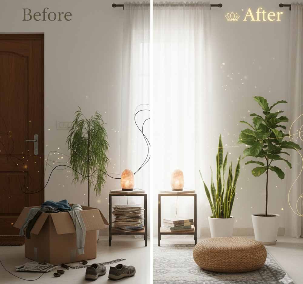 घर में फैला क्लटर बढ़ा रहा है तनाव? अपनाएं ये आसान वास्तु उपाय घर में फैला क्लटर बढ़ा रहा है तनाव? अपनाएं ये आसान वास्तु उपाय