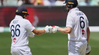 इंग्लैंड को छठा झटका, क्राउली शतक से चूके; लियोन ने झटकी तीसरी विकेट इंग्लैंड को छठा झटका, क्राउली शतक से चूके; लियोन ने झटकी तीसरी विकेट