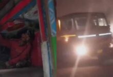 रीवा-प्रयागराज हाईवे पर भीषण हादसा: ट्रक-ट्रेलर की टक्कर, 5 घंटे बाद गैस कटर से निकाली गई ड्राइवर की जान