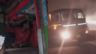 रीवा-प्रयागराज हाईवे पर भीषण हादसा: ट्रक-ट्रेलर की टक्कर, 5 घंटे बाद गैस कटर से निकाली गई ड्राइवर की जान