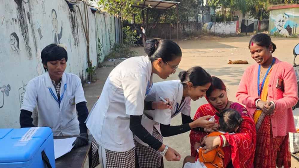बस्तर में पल्स पोलियो अभियान शुरू, सवा लाख बच्चों को मिलेगी जीवन रक्षक खुराक