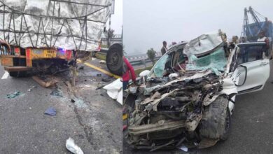 पूर्वांचल एक्सप्रेस वे पर दर्दनाक हादसा: खड़े ट्रक से टकराई कार, चालक समेत तीन की मौत, सात घायल