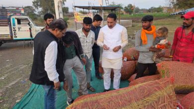 कृषि मंत्री कंषाना ने मटर की फसल का निरीक्षण कर किसानों से किया संवाद