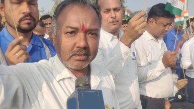 भोपाल के पास मंडीदीप में हाई टेंशन लाइन को लेकर विरोध, नहार स्पिनिंग मिल्स के खिलाफ शांतिपूर्ण प्रदर्शन