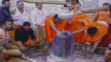 महाकाल के अन्नक्षेत्र में जेपी नड्डा और CM मोहन यादव ने स्वयं उठाई प्रसादी की थाली