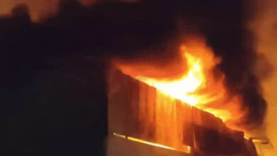 भोपाल टिंबर मार्केट में बारूद से धमाका, रेलवे ट्रैक के पास लगी 50 फीट तक लपटें, 4 घायल