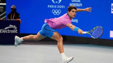 कार्लोस अल्काराज ने मियामी में प्रदर्शनी मैच में बिखेरा जलवा