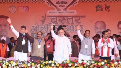 केन्द्रीय गृह एवं सहकारिता मंत्री अमित शाह ने आज छत्तीसगढ़ के जगदलपुर में बस्तर ओलिंपिक के समापन समारोह को संबोधित किया