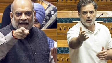 102° बुखार में अमित शाह का पलटवार: ‘वोट चोरी’ आरोप का जवाब देकर सदन से बाहर गए राहुल