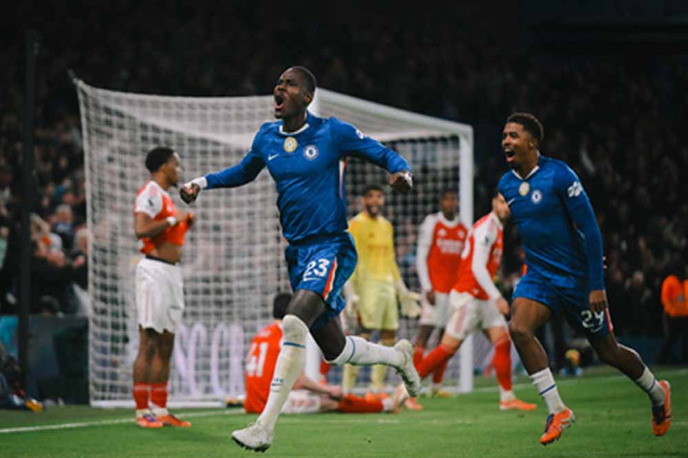 प्रीमियर लीग में आर्सेनल ने चेल्सी के खिलाफ 1-1 से ड्रॉ खेला