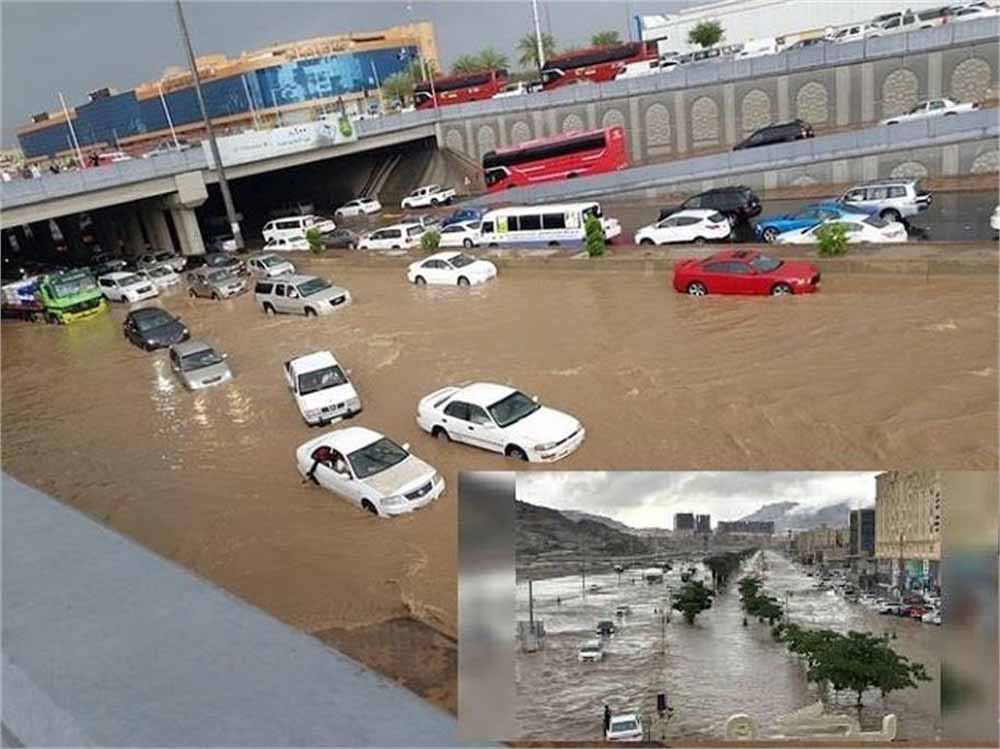 रेगिस्तान में आफत की बारिश! मक्का–मदीना में तबाही, हालात संभालने को रेड अलर्ट