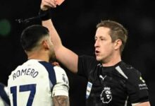 लिवरपूल के खिलाफ रेड कार्ड बना भारी, टॉटेनहम हॉटस्पर के कप्तान क्रिस्टियन रोमेरो पर लटक रहा है लंबा बैन