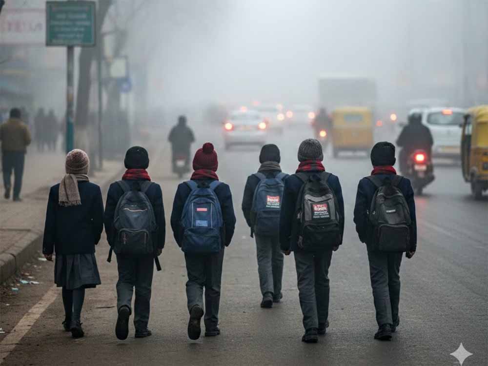 यूपी में शीतलहर का प्रचंड प्रकोप, घने कोहरे के चलते कई जिलों में स्कूल बंद