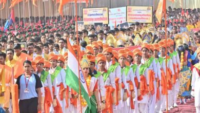 महाराणा प्रताप शिक्षा परिषद से जुड़े शैक्षणिक संस्थानों के विद्यार्थियों ने निकाली शोभायात्रा