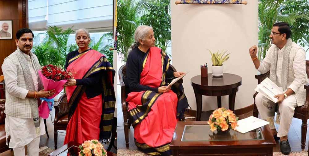बजट 2026-27 से पहले तोखन साहू की निर्मला सीतारमण से मुलाकात, छत्तीसगढ़ के लिए 3 अहम परियोजनाओं का प्रस्ताव