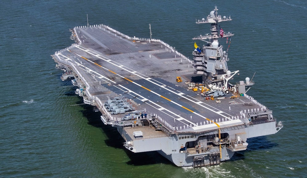 1 लाख करोड़ का फोर्ड क्लास एयरक्राफ्ट कैरियर, 25 साल तक बिना फ्यूल के चलेगा