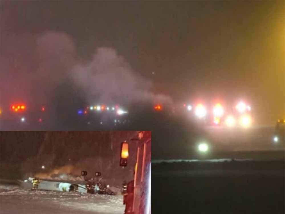 टेकऑफ के तुरंत बाद  प्राइवेट जेट क्रैश, एयरपोर्ट पर मची अफरा-तफरी, 8 लोग थे सवार