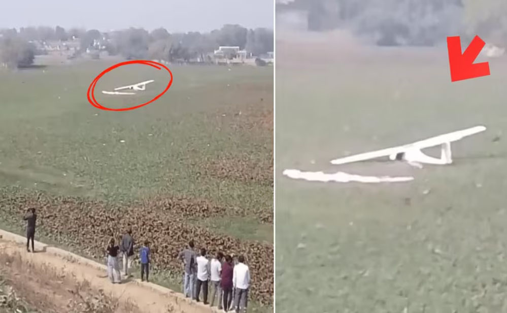 प्रयागराज में एयर फोर्स का ट्रेनी विमान क्रैश, तालाब में गिरने से पहले छात्रों ने पायलट को किया रेस्क्यू