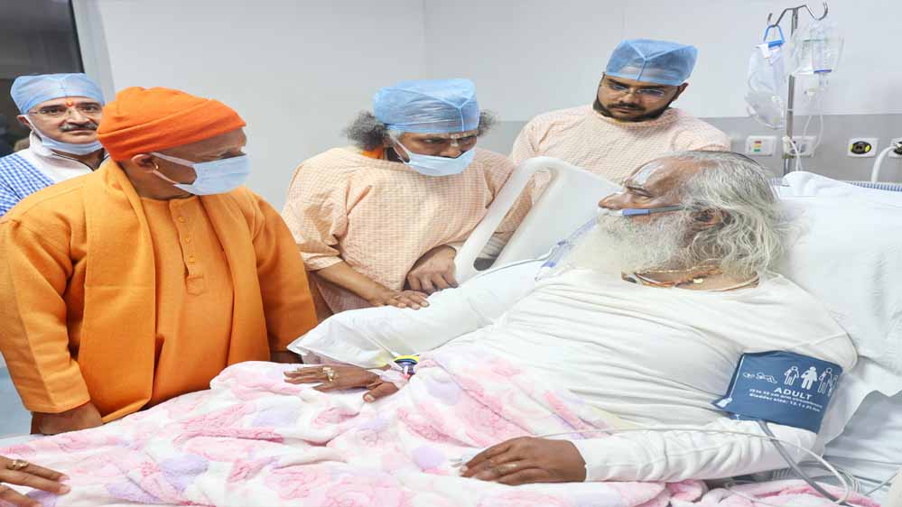 मुख्यमंत्री योगी आदित्यनाथ ने महंत नृत्य गोपाल दास महाराज का जाना हालचाल मुख्यमंत्री योगी आदित्यनाथ ने महंत नृत्य गोपाल दास महाराज का जाना हालचाल