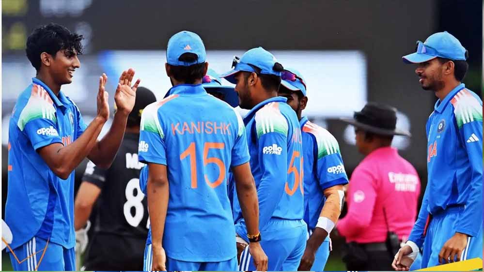 वर्ल्ड कप में भारत की अजेय जीत, न्यूजीलैंड को 7 विकेट से हराया, वैभव और आयुष का जलवा