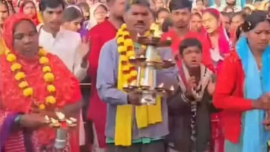 मंडला में 15 ईसाई लोगों की घर वापसी, पूजा-पाठ के बाद अपनाया हिंदू धर्म