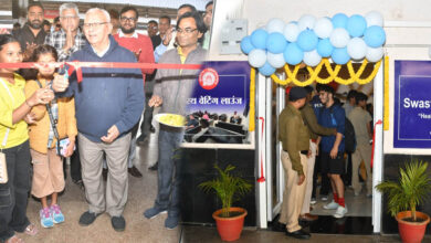 रायपुर रेलवे स्टेशन पर पहली बार हेल्दी वेटिंग लाउंज, यात्री ट्रेन के इंतजार में पाएंगे हेल्थ चेकअप, योग, और हेल्दी फूड