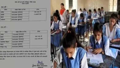 5वीं की 16 और 8वीं की 17 मार्च से होगी परीक्षा, वार्षिक परीक्षा का टाइम टेबल जारी