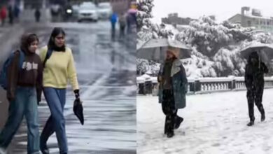 उत्तर भारत के कई राज्यों में सहित दिल्ली भीगी, पहाड़ों पर भारी बर्फबारी उत्तर भारत के कई राज्यों में सहित दिल्ली भीगी, पहाड़ों पर भारी बर्फबारी