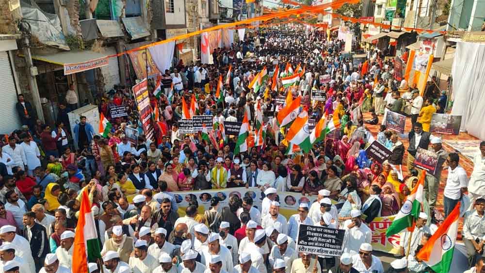 भागीरथपुरा कांड पर कांग्रेस की न्याय यात्रा, इंदौर में दिग्विजय सिंह ने उठाई न्यायिक जांच की मांग
