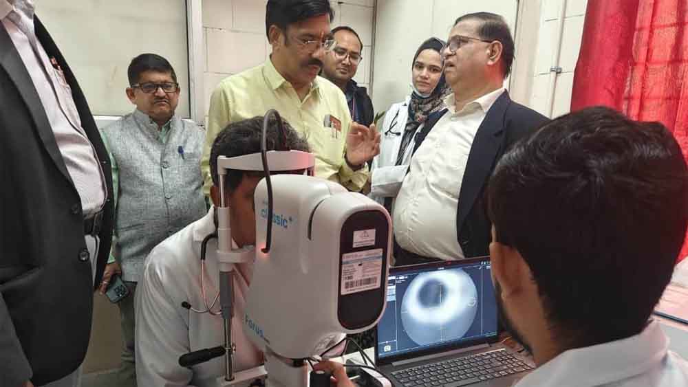 भोपाल के जेपी अस्पताल में बड़ी पहल: एआई कैमरे से होगी डायबिटिक रेटिनोपैथी की मुफ्त जांच