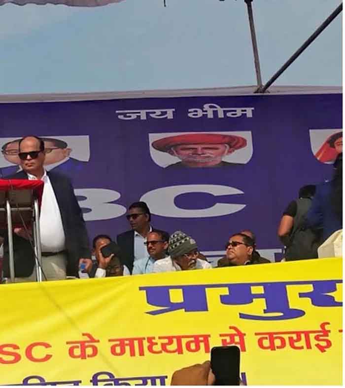 ओबीसी आरक्षण कोई कृपा नहीं, संवैधानिक अधिकार है: संयुक्त मोर्चा की आमसभा में नेताओं का ऐलान