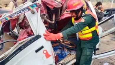 पाकिस्तान के पंजाब में भीषण सड़क हादसा, तीन लोगों की दर्दनाक मौत