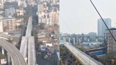 4 लेन से 2 लेन में सिमटा रास्ता, डबल-डेकर फ्लाइओवर पर विवाद; MMRDA ने डिज़ाइन खामी से किया इनकार 4 लेन से 2 लेन में सिमटा रास्ता, डबल-डेकर फ्लाइओवर पर विवाद; MMRDA ने डिज़ाइन खामी से किया इनकार