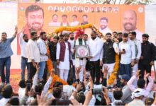 भाजयुमो प्रदेश अध्यक्ष श्याम टेलर का सतना में भव्य स्वागत