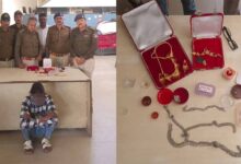 बारह घंटे के भीतर आरोपी गिरफ्तार, साढ़े चार लाख का माल बरामद