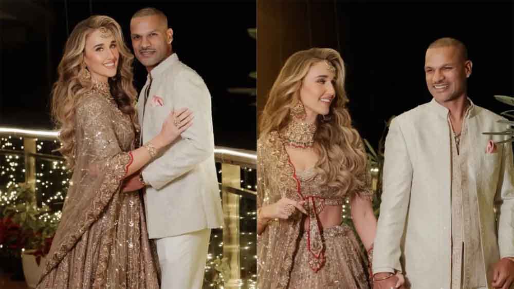 शिखर धवन दूसरी शादी कर रहे, आयरलैंड की सोफी को बनाएंगे दुल्हन, संगीत नाइट में हुए रोमांटिक शिखर धवन दूसरी शादी कर रहे, आयरलैंड की सोफी को बनाएंगे दुल्हन, संगीत नाइट में हुए रोमांटिक