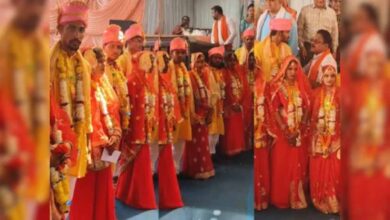 मुख्यमंत्री कन्या विवाह योजना: आज 6,412 जोड़ें बंधेंगे शादी के बंधन में, मुख्यमंत्री साय देंगे आशीर्वाद मुख्यमंत्री कन्या विवाह योजना: आज 6,412 जोड़ें बंधेंगे शादी के बंधन में, मुख्यमंत्री साय देंगे आशीर्वाद