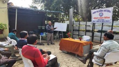 एम.पी. ट्रांसको के 220 केवी विदिशा सबस्टेशन पर हुई सुरक्षा प्रशिक्षण कार्यशाला