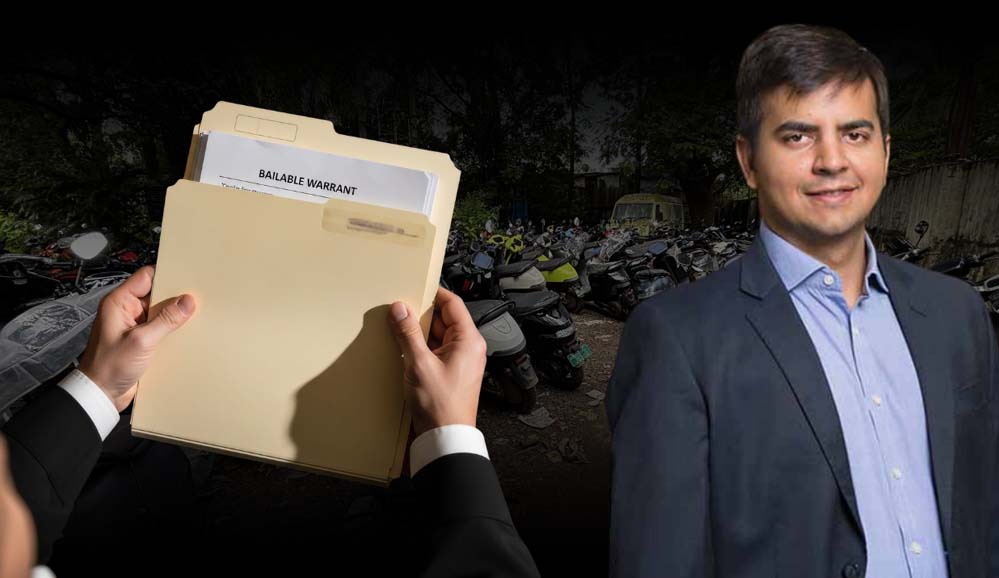 रिपेयरिंग के लिए गई OLA बाइक गायब, CEO भाविश अग्रवाल पर अरेस्ट वारंट जारी