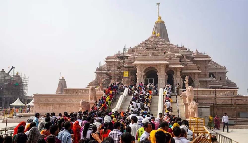राम मंदिर प्राण प्रतिष्ठा के बाद अयोध्या की अर्थव्यवस्था में आया ऐतिहासिक उछाल राम मंदिर प्राण प्रतिष्ठा के बाद अयोध्या की अर्थव्यवस्था में आया ऐतिहासिक उछाल