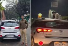 श्रेष्ठ परमार का जानलेवा स्टंट: नेशनल बैडमिंटन खिलाड़ी ने कार की छत पर किया खतरे का खेल, भोपाल पुलिस ने दर्ज की FIR