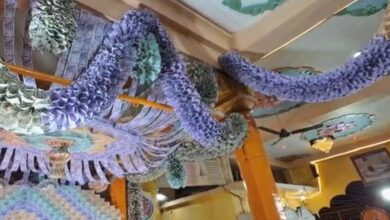 उज्जैन के शिव मंदिर को 1.31 करोड़ के नोटों से सजाया, भगवान का मुकुट और माला भी बने नोटों से