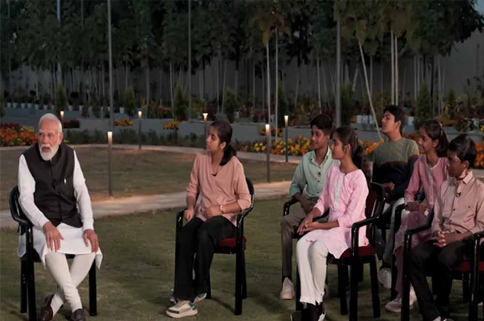 परीक्षा पे चर्चा: प्रधानमंत्री मोदी ने छात्रों को किया प्रेरित, कहा- सपनों को साकार करने की पूरी क्षमता है