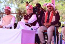 स्कूली बच्चों की प्रस्तुति से प्रभावित हुए केंद्रीय गृह मंत्री  शाह , ताली बजाकर बढ़ाया उत्साह