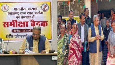 छत्तीसगढ राज्य खाद्य आयोग के अध्यक्ष  संदीप शर्मा ने ली अधिकारियों की बैठक