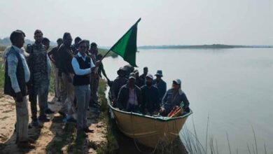 चंबल नदी जलीय जीव एवं पक्षियों की वार्षिक गणना के लिए सर्वेक्षण दल हुआ रवाना